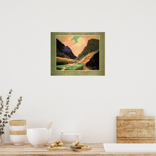 西素晴らし鉄道GWR南アイルランド旅行 ポスター (キッチン)