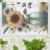 西素朴のキッチンタオル「私はゴシップを持っていない キッチンタオル (折り畳み)