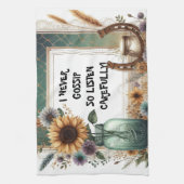 西素朴のキッチンタオル「私はゴシップを持っていない キッチンタオル (縦)