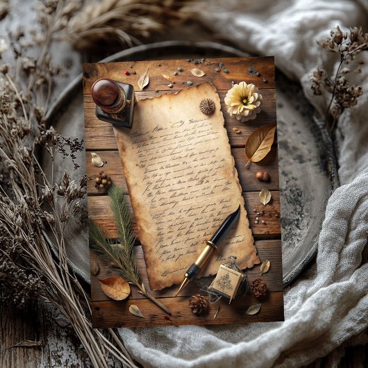 西素朴の野生の西の古いペンスタンプ 薄葉紙