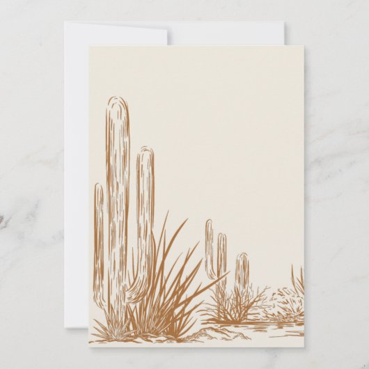 西素朴エレガント式の結婚式の日付を保存 招待状 (裏面)