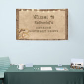 西素朴カウボーイの誕生日を望む 横断幕 (トレードショー)