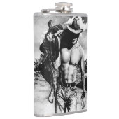 西素朴カウボーイクールア男らしートモダン フラスク (右)