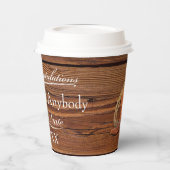 西素朴カウボーイブーツ投げ縄卒業パーティー 紙コップ (左)