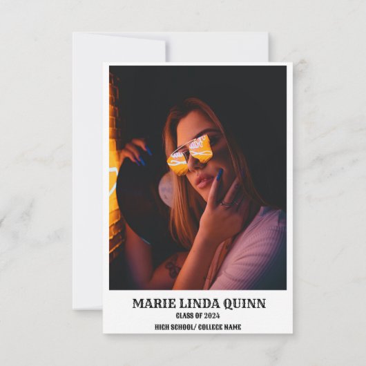 西素朴カウボーイ卒業式パーティー 招待状 (裏面)