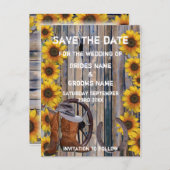 西素朴カウボーイ牧場テーマ日付を保存 案内ポストカード (正面/裏面)