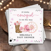 西素朴カウボーイ赤ちゃんシャワーナプキンス スタンダードカクテルナプキン