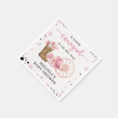 西素朴カウボーイ赤ちゃんシャワーナプキンス スタンダードカクテルナプキン (角)