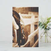 西素朴カウボーイ馬サドル結婚 (スタンド正面)