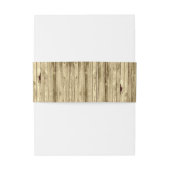 西素朴カウボーイ・ワイルドウ結婚ウェスト 招待状ベリーバンド (裏面例)