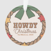 西素朴クリスマス オーナメント (正面)