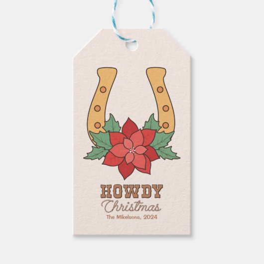 西素朴クリスマス ギフトタグ (正面)