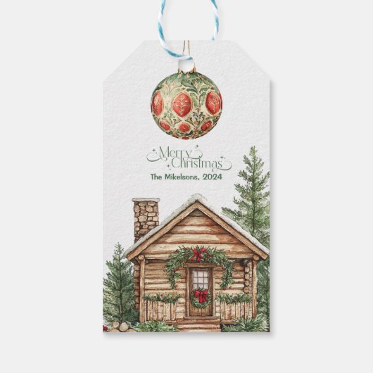 西素朴クリスマス ギフトタグ (裏面)