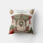 西素朴クリスマス クッション (裏面)