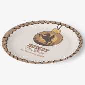 西素朴クリスマス ペーパープレート (アングル)