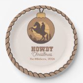 西素朴クリスマス ペーパープレート (正面)