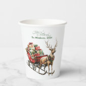 西素朴クリスマス 紙コップ (正面)