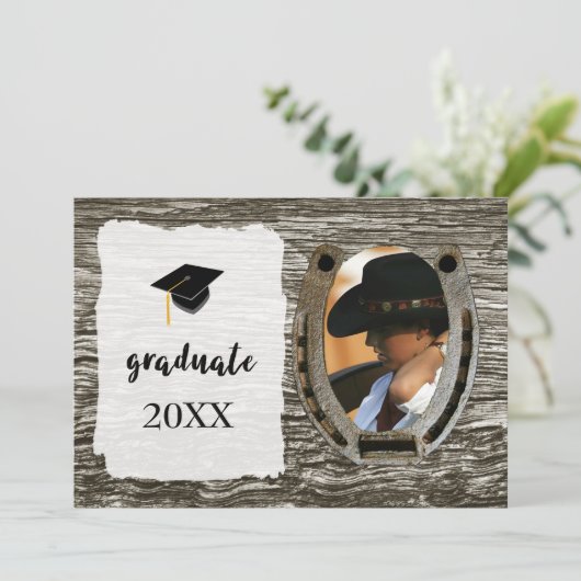 西素朴スタイル卒業発表 招待状 (スタンド正面)