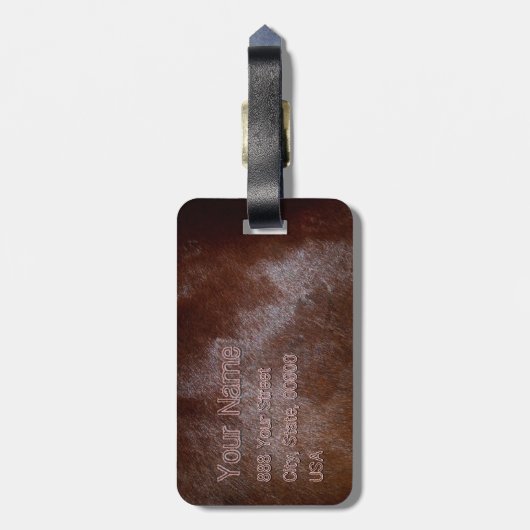 西素朴モノグラム旅行荷物タグ1 ラゲッジタグ (裏面縦)