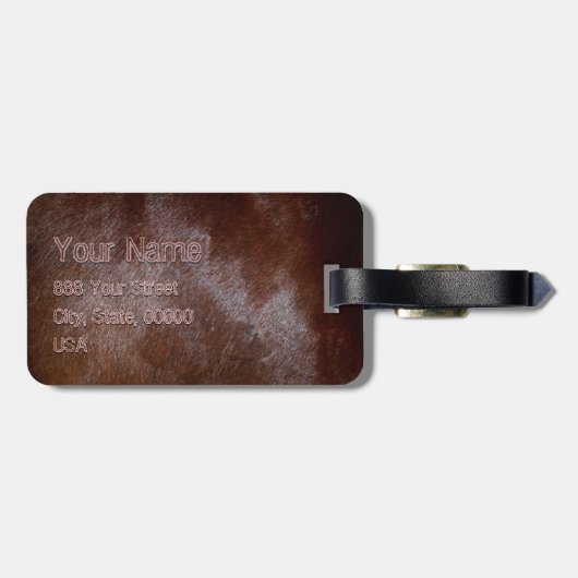 西素朴モノグラム旅行荷物タグ1 ラゲッジタグ (裏面横)