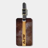 西素朴モノグラム旅行荷物タグ3 ラゲッジタグ (正面縦)