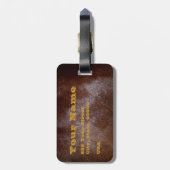 西素朴モノグラム旅行荷物タグ3 ラゲッジタグ (裏面縦)