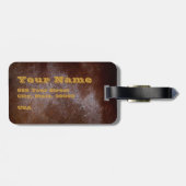 西素朴モノグラム旅行荷物タグ3 ラゲッジタグ (裏面横)