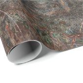 西素朴ヴィンテージブラウン灰色ワゴンホイール ラッピングペーパー (ロールコーナー)