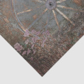 西素朴ヴィンテージブラウン灰色ワゴンホイール 薄葉紙 (詳細)