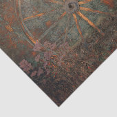 西素朴ヴィンテージ秋オレンジワゴンホイール 薄葉紙 (詳細)