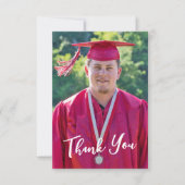 西素朴卒業式サンキューカード サンキューカード (正面)