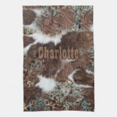 西素朴南西コーヒドレザー名 キッチンタオル (縦)