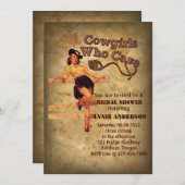 西素朴国カウボーイバチェロレッテ 招待状 (正面/裏面)