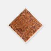 西素朴国カウボーイ結婚式の引き出物 スタンダードカクテルナプキン (角)