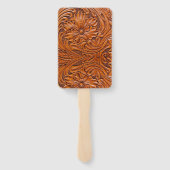 西素朴国カウボーイ結婚式の引き出物 ハンドファン (裏面)