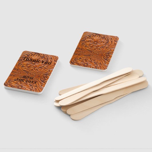 西素朴国カウボーイ結婚式の引き出物 ハンドファン (組立なし)