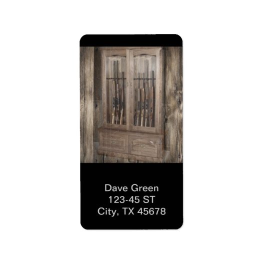 西素朴国火器銃 ラベル (正面)