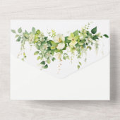 西素朴方結婚の オールインワン招待状 (裏面)