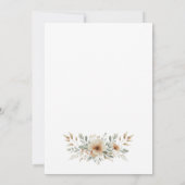 西素朴方結婚の 招待状 (裏面)