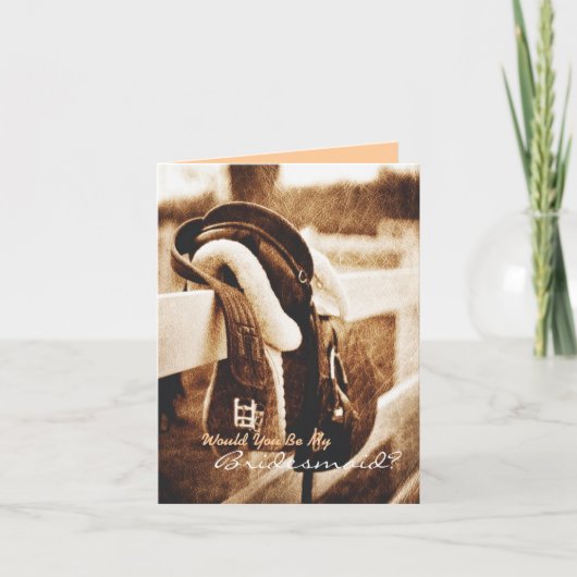 西素朴洋のカウボーイが俺の花嫁になる 招待状 (正面)