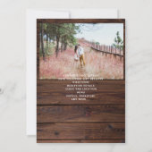 西素朴洋結婚花PHOTO Collage カード (裏面)