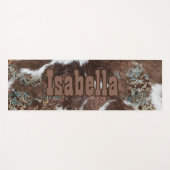 西素朴牛革の名前 ヨガマット (正面(横))