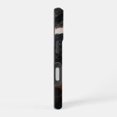 西素朴牛類模様 iPhone 16ケース (右側面)