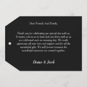 西素朴白黒ブルスカル結婚ズ サンキューカード (裏面)