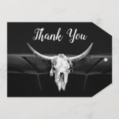 西素朴白黒ブルスカル結婚ズ サンキューカード (正面)