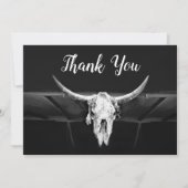 西素朴白黒ブルスカル結婚ズ サンキューカード (正面)