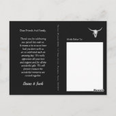 西素朴白黒ブルスカル結婚ズ ポストカード (裏面)