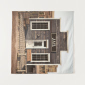 西素朴部の町の刑務所3D編集西部の一部 タペストリー (正面(横))