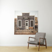 西素朴部の町の刑務所3D編集西部の一部 タペストリー (インサイチュ)