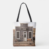 西素朴部の町の刑務所3D編集西部の一部 トートバッグ (裏面)